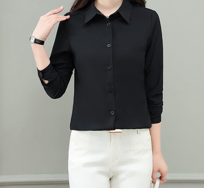 Black Formal Shirt (Unisex) - Image 4